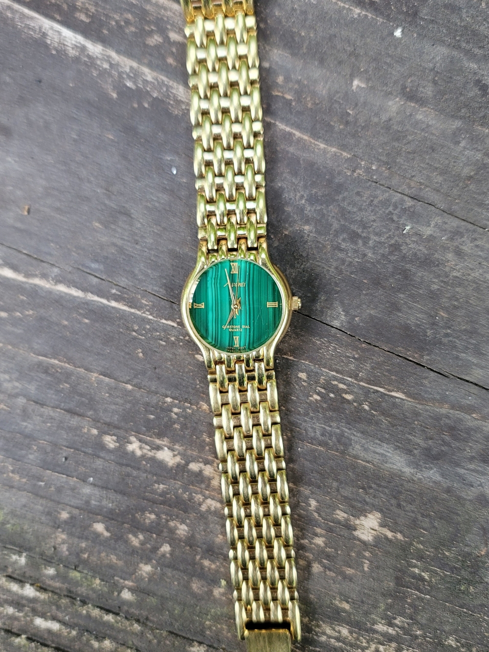 Vintage Malachite AVANTI Watch - Picture 5 of 7